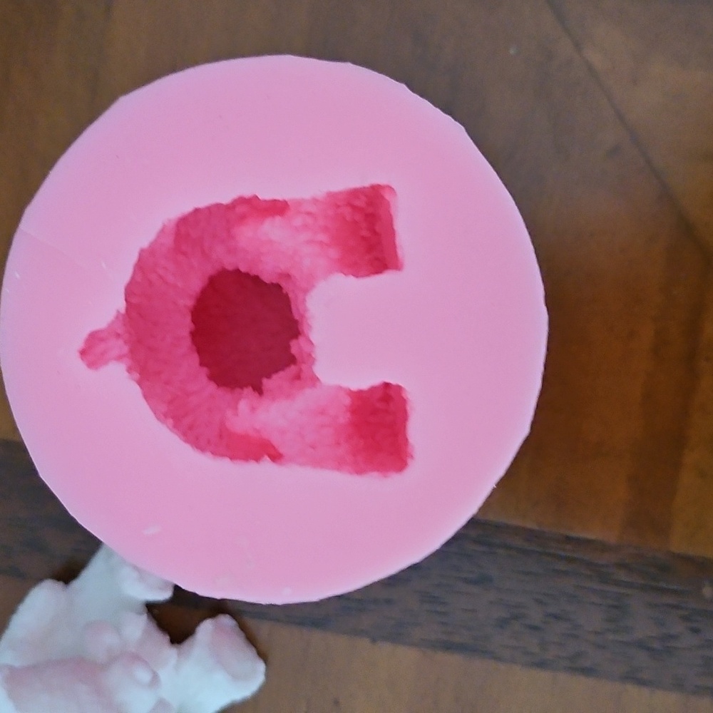 Pink and White Silicone Soap Mold Set - Picture 2 of 5